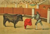 La Lidia Antique Bullfighting Print
