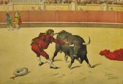 La Lidia Antique Bullfighting Print