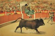 La Lidia Antique Bullfighting Print
