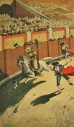 La Lidia Antique Bullfighting Print