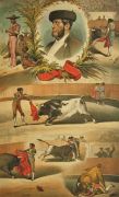La Lidia Antique Bullfighting Print ~ Manuel Dominguez