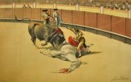 La Lidia Antique Bullfighting Print