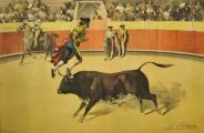 La Lidia Antique Bullfighting Print