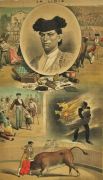 La Lidia Antique Bullfighting Print ~ Frascuelo
