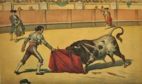 La Lidia Antique Bullfighting Print