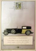 1930 Cadillac Ad ~ V-16 Town Car
