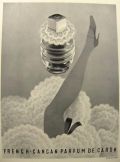 1938 French Can Can Perfume Ad ~ Caron