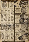 1934 Vintage Watch & Clock Ad ~ Ingersoll, Westclox, etc.