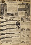 1934 Vintage Springfield Rifle, Ammo, Kilgore Cap Gun AdAd