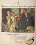 1931 Chesterfield Cigarette Ad ~ Dressing Room Star