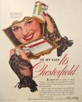 1942 Chesterfield Cigarettes Ad ~ Rita Hayworth