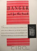 1939 Danger Perfume by Ciro Ad
