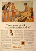 1928 Cocomalt Ad ~ Boy with Model Sailboat
