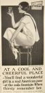 1925 Coca Cola Coke Ad ~ Girl in American Pose