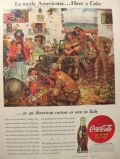 1945 Coca Cola Ad ~ Soldiers in Italy ~ La Moda Americana
