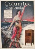1920 Columbia Grafonola Ad ~ Oberon Opera Scene