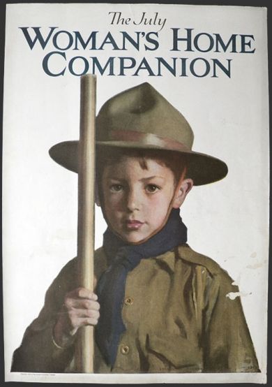 1916 Woman's Home Companion Cover ~ Boy Scout