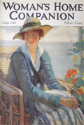 1918 Woman's Home Companion Cover ~ Woman in Chair ~ Frank Desch
