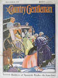 1931 Country Gentleman Cover ~ Christmas Stagecoach Arrives