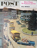 1959 Saturday Evening Post Cover ~ Glenville High Football Team