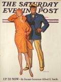 1929 Saturday Evening Post Cover ~ Ship Captain ~ McClelland Barclay