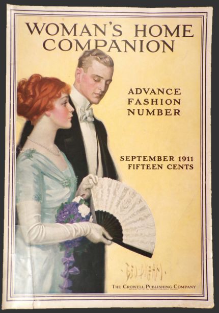 1911 Woman's Home Companion Cover ~ Well Dressed Couple