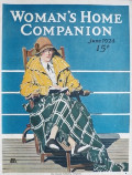 1924 Woman's Home Companion Cover ~ Woman in Deck Chair