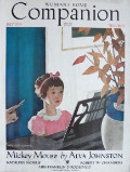 1934 Woman's Home Companion Cover ~ Piano Practice
