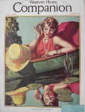 1929 Woman's Home Companion Cover ~ Woman Sees Reflection in Water