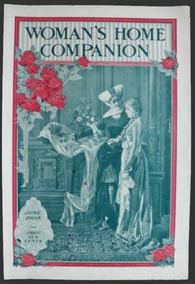 1902 Woman's Home Companion Cover ~ Crowning of the Bride
