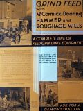 1930's McCmormick Deering Hammer & Roughage Mills Poster