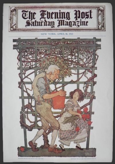 1913 Evening Post Magazine Cover ~ Maginel Enright