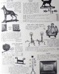 Vintage 1930's Iron Works Pamphlet ~ Weathervanes, Door Stop, etc.