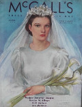 1936 McCall's Magazine Cover ~ Bride with Calla Lilies