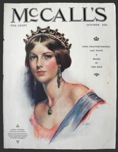 1926 McCall's Magazine Cover ~ McMein, Queen Victoria