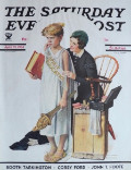 1934 Saturday Evening Post Cover ~ Norman Rockwell Spirit of Education