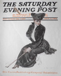 1904 Saturday Evening Post Cover ~ Henry Hutt ~ Woman with Golf Club