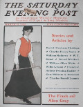 1903 Saturday Evening Post Cover ~ Lady Golfer