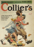1932 Collier's Magazine Cover ~  Girls Adore the Football Star