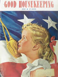 1943 Good Housekeeping Cover ~ Patriotic Girl