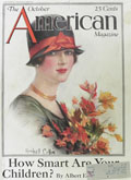 1926 American Magazine Cover ~ Haskell Coffin ~Woman in Cloche Hat