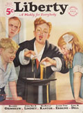 1931 Liberty Magazine Cover ~ Young Magician Does Egg Trick