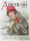 1926 American Magazine Cover ~ Winter Woman ~ Haskell Coffin