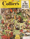 1949 Collier's Magazine Cover ~ Country Auction