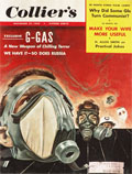 1953 Collier's Magazine Cover ~ Gas Masks