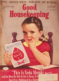 1942 Good Housekeeping Magazine Cover ~ Girl with Valentine