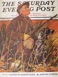 1935 Saturday Evening Post Cover ~ Hunter & Hunting Dog