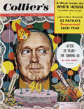 1954 Collier's Magazine Cover ~ Jack Benny's Birthday