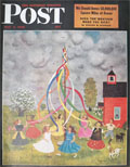 1946 Saturday Evening Post Cover ~ Maypole Dancers, Doris Lee