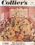 1950 Collier's Magazine Cover ~ Comical Dance Recital ~ Stan & Jan Berenstain